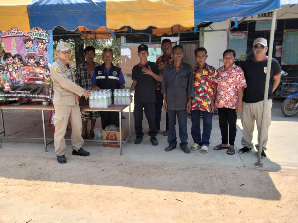 ตรวจเยี่ยมด่านชุมชนในเขตพื้นที่ตำบลนิคมพัฒนา